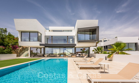 Nieuwe indrukwekkende hedendaagse luxe villa te koop met prachtig golf- en zeezicht in Marbella - Benahavis 25799