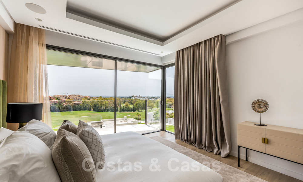 Nieuwe indrukwekkende hedendaagse luxe villa te koop met prachtig golf- en zeezicht in Marbella - Benahavis 25815