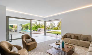 Gloednieuwe ultramoderne luxe villa te koop met zeezicht in Marbella - Benahavis 35665 