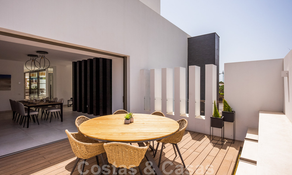Gloednieuwe ultramoderne luxe villa te koop met zeezicht in Marbella - Benahavis 35698