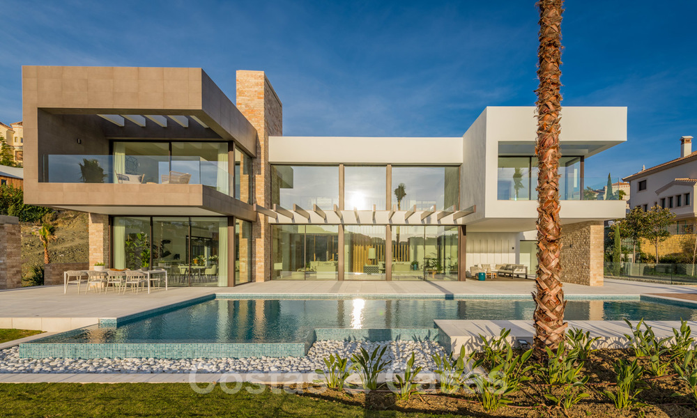 Moderne nieuwe luxe villa met prachtig golfzicht te koop in Benahavis - Marbella 26582