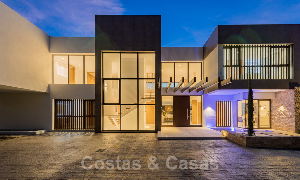Moderne nieuwe luxe villa met prachtig golfzicht te koop in Benahavis - Marbella 26587