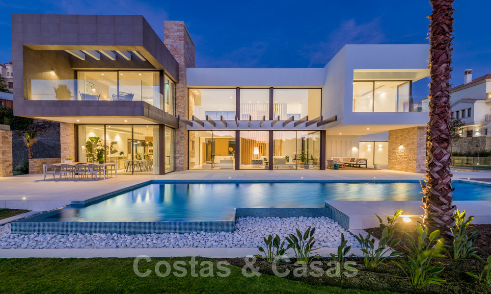 Moderne nieuwe luxe villa met prachtig golfzicht te koop in Benahavis - Marbella 26594