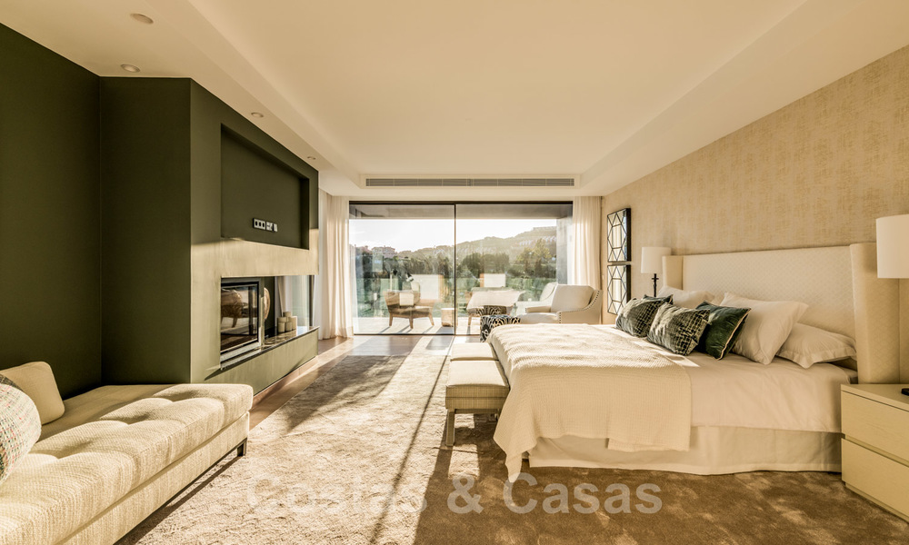 Moderne nieuwe luxe villa met prachtig golfzicht te koop in Benahavis - Marbella 26608
