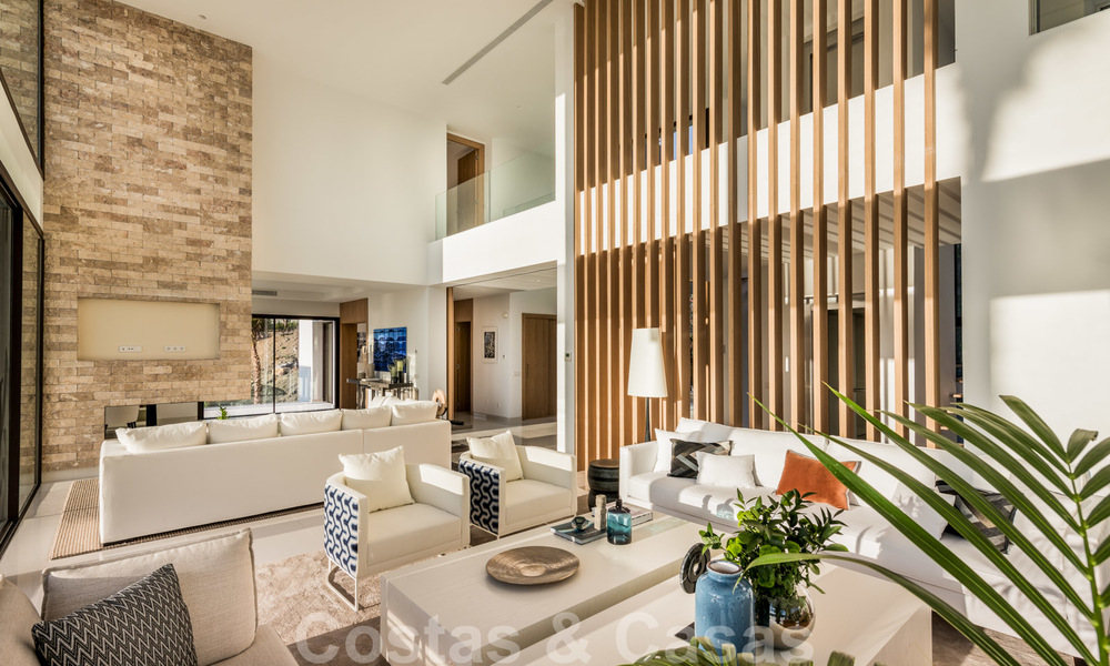Moderne nieuwe luxe villa met prachtig golfzicht te koop in Benahavis - Marbella 26609
