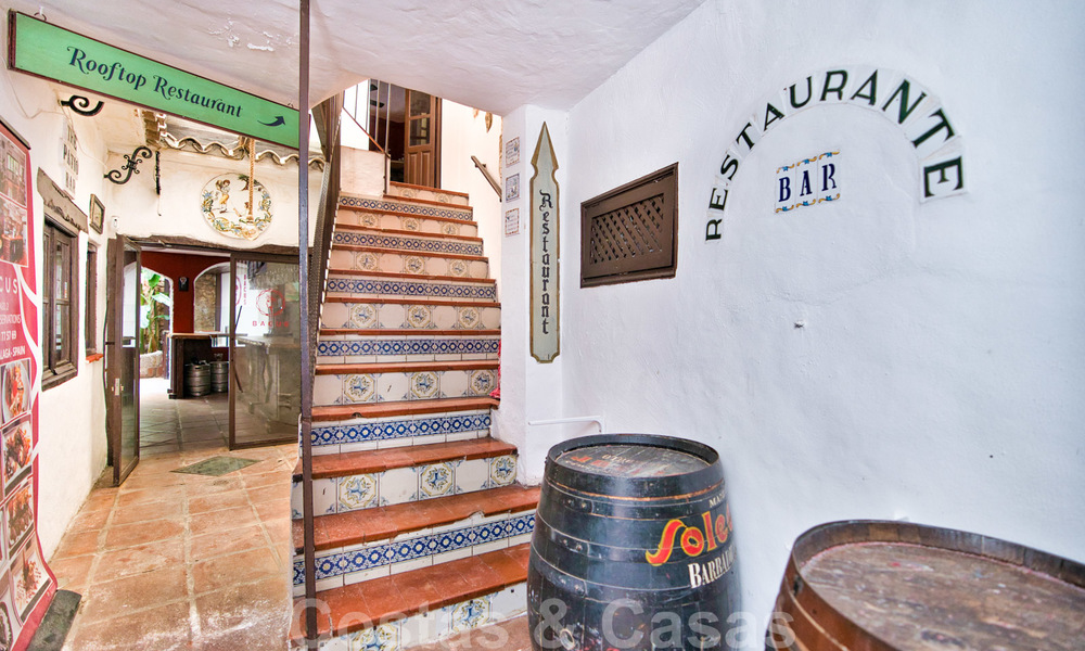 Bar - Restaurant te koop in het historische centrum van Marbella. Open voor een bod! 27096