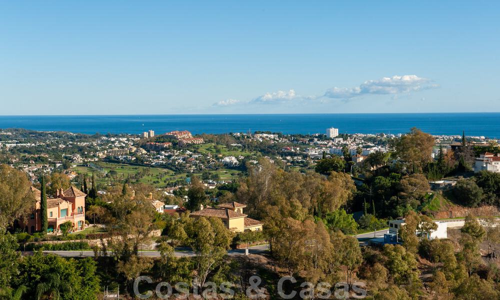 Instapklaar ruim appartement met panoramisch uitzicht op de kust en de zee in Benahavis - Marbella 31024