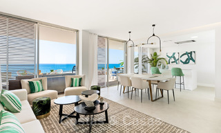 Instapklare sensationele moderne luxe eerstelijns strand appartementen te koop in Estepona, Costa del Sol 27841 