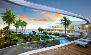 Instapklare sensationele moderne luxe eerstelijns strand appartementen te koop in Estepona, Costa del Sol 27878 