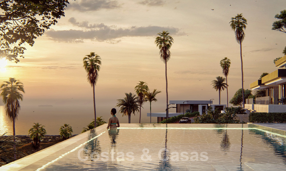 Turn-key nieuwe moderne villa’s met spectaculair uitzicht op de golf, het meer, bergen en de Middellandse Zee tot aan Afrika, in een gated golfresort te koop in Benahavis - Marbella 27912