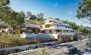Turn-key nieuwe moderne villa’s met spectaculair uitzicht op de golf, het meer, bergen en de Middellandse Zee tot aan Afrika, in een gated golfresort te koop in Benahavis - Marbella 32410 