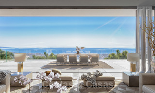 Turn-key nieuwe moderne villa’s met spectaculair uitzicht op de golf, het meer, bergen en de Middellandse Zee tot aan Afrika, in een gated golfresort te koop in Benahavis - Marbella 32417 