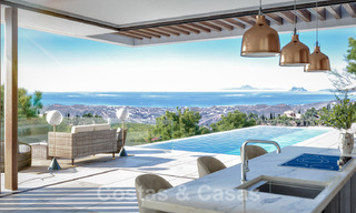 Turn-key nieuwe moderne villa’s met spectaculair uitzicht op de golf, het meer, bergen en de Middellandse Zee tot aan Afrika, in een gated golfresort te koop in Benahavis - Marbella 32418 