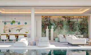 Nieuwe moderne luxevilla’s te koop met spectaculair uitzicht op de golf, het meer en de zee tot aan Afrika, in een gated golfresort in Benahavis - Marbella 27937 