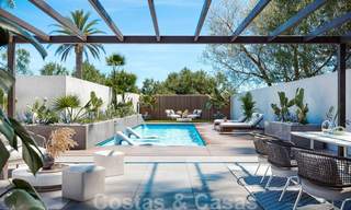 Elegante vernieuwbouw villa in het hart van de Golf Vallei in Nueva Andalucia, Marbella. Dicht bij Puerto Banus. 28059 