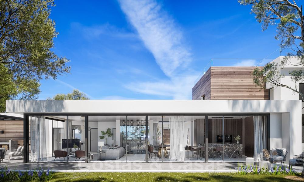 Elegante vernieuwbouw villa in het hart van de Golf Vallei in Nueva Andalucia, Marbella. Dicht bij Puerto Banus. 28065