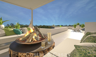 Bouwgrond + project voor een moderne villa te koop vlakbij het strand in Oost Marbella 28608 