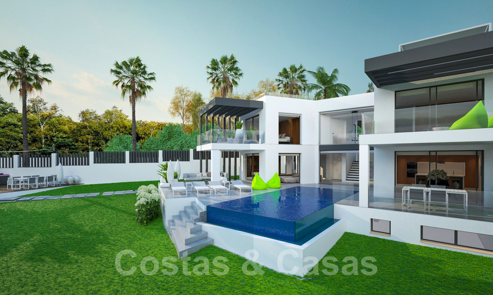 Moderne villa te koop vlakbij het strand in Oost Marbella 28610