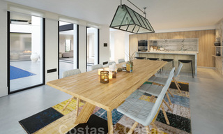 Bouwgrond + project voor een moderne villa te koop vlakbij het strand in Oost Marbella 28619 