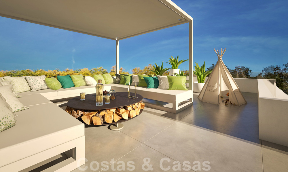 Bouwgrond + project voor een moderne villa te koop vlakbij het strand in Oost Marbella 28625