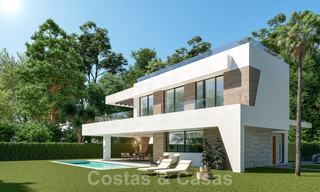 Nieuwe innovatieve luxe villa in moderne stijl te koop, beachside Elviria in Marbella 28636 