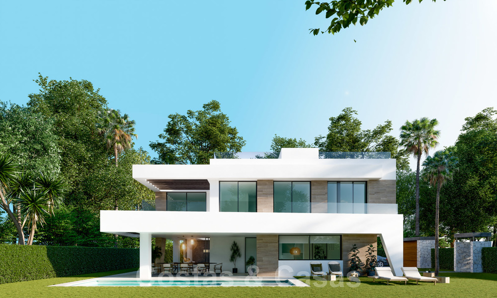 Nieuwe innovatieve luxe villa in moderne stijl te koop, beachside Elviria in Marbella 28637