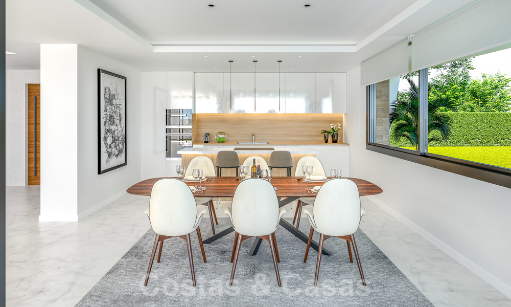 Nieuwe innovatieve luxe villa in moderne stijl te koop, beachside Elviria in Marbella 28638