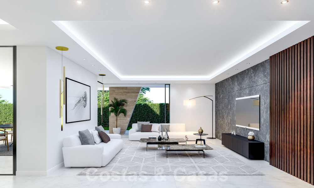 Nieuwe innovatieve luxe villa in moderne stijl te koop, beachside Elviria in Marbella 28641