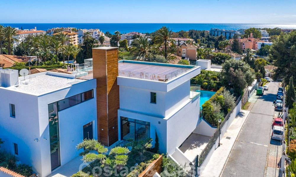 Instapklare moderne villa te koop, op loopafstand van Puerto Banus in Nueva Andalucia, Marbella 28649