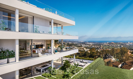 Luxueuze, moderne appartementen met panoramisch zeezicht te koop in Benahavis - Marbella 29185