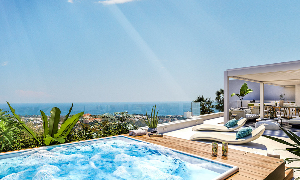 Luxueuze, moderne appartementen met panoramisch zeezicht te koop in Benahavis - Marbella 29186