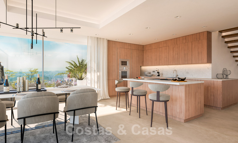 Luxueuze, moderne appartementen met panoramisch zeezicht te koop in Benahavis - Marbella 29189
