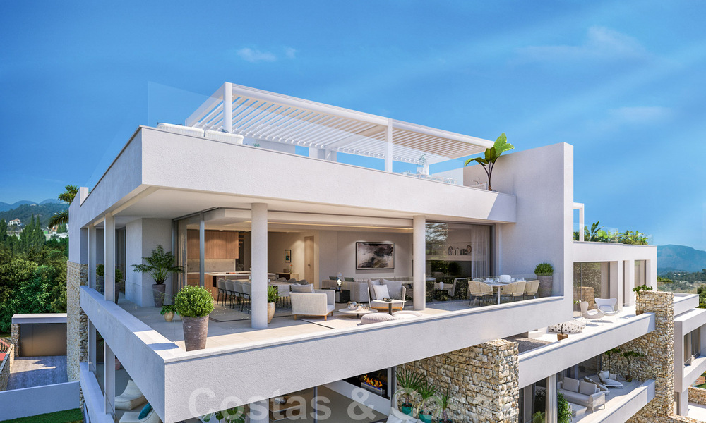 Luxueuze, moderne appartementen met panoramisch zeezicht te koop in Benahavis - Marbella 29199