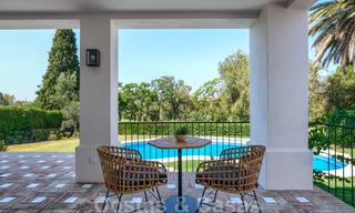 Te koop, eerstelijns golfvilla, smaakvol gerenoveerd in begeerde, rustige buurt in Guadalmina, Marbella 29241 