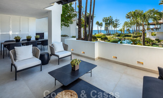 Luxueus gerenoveerd appartement met prachtig uitzicht op zee te koop in Puente Romano - Golden Mile, Marbella 29901 