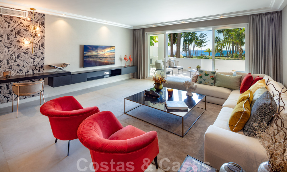 Luxueus gerenoveerd appartement met prachtig uitzicht op zee te koop in Puente Romano - Golden Mile, Marbella 29918