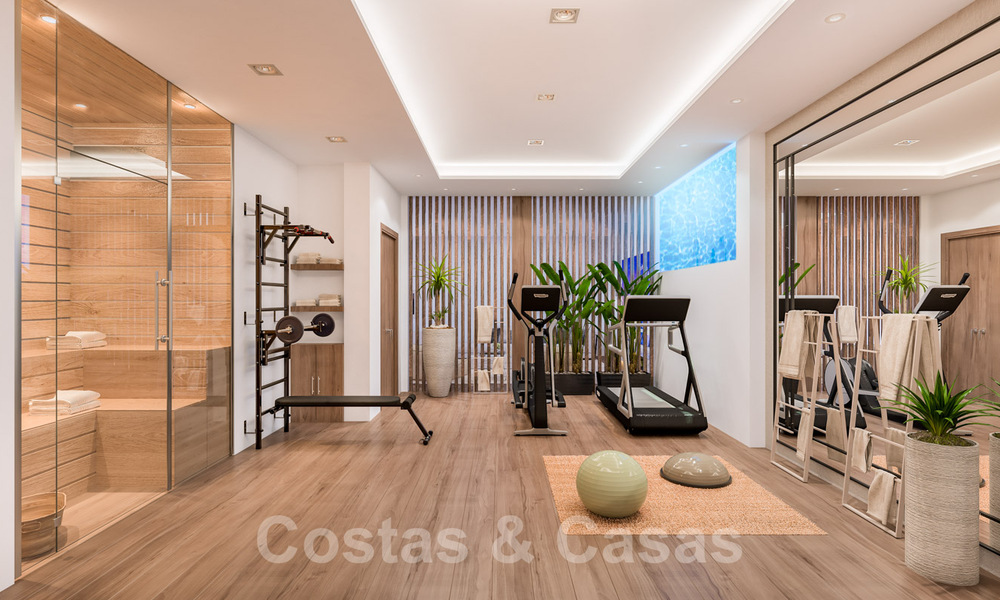 Moderne nieuwbouw villa´s te koop in Marbella centrum in een omheind en beveiligd exclusief villacomplex, op wandelafstand van alles 30109