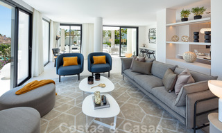 Stijlvol gerenoveerde villa te koop met prachtig uitzicht op de bergen in Nueva Andalucia - Marbella, op loopafstand van voorzieningen 30304 