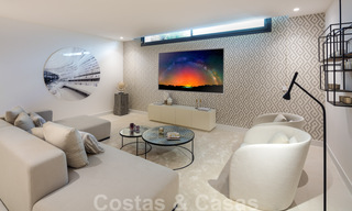 Laatste villa! Hedendaagse moderne nieuwbouw villa met zeezicht te koopin Nueva Andalucia, Marbella 30333 