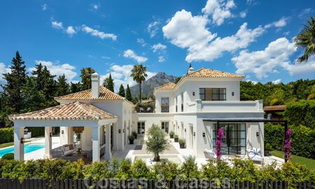 2 Elegante nieuwe luxevilla´s te koop van topkwaliteit in een klassieke en Provençaalse stijl boven de Golden Mile in Marbella 30477