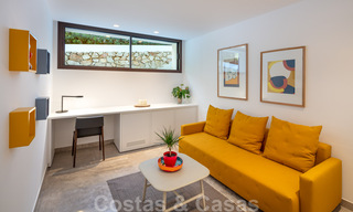 Gloednieuwe villa in eigentijdse stijl in een gated community met panoramisch zeezicht te koop in Benahavis - Marbella 30661 