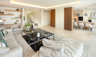 Toplocatie, volledig gerenoveerd penthouse met gedeeltelijk zeezicht te koop in Puente Romano - Golden Mile, Marbella 31264 