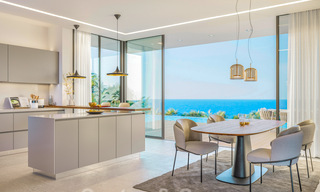 Moderne luxe villa met spectaculair panoramisch zeezicht te koop aan de Costa del Sol. Oplevering nabij. 31339 