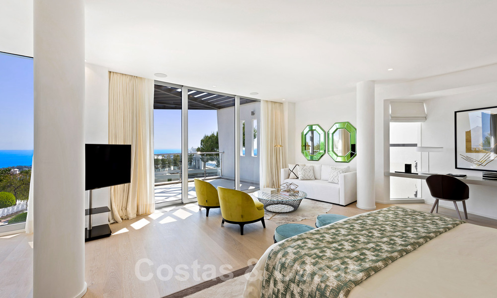 Uitstekende locatie, modern design huis te koop in de heuvels van Marbella, boven de Golden Mile in Sierra Blanca 31491