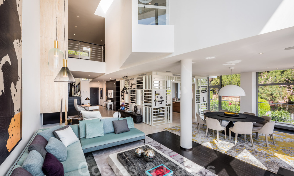 Uitstekende locatie, modern design huis te koop in de heuvels van Marbella, boven de Golden Mile in Sierra Blanca 31515