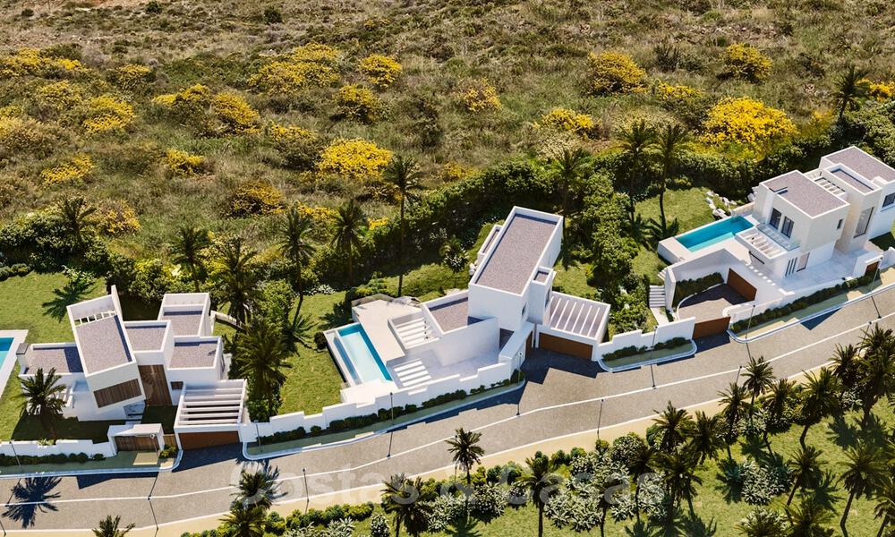 Moderne nieuwe villa's met zeezicht te koop, gelegen in een omheind en beveiligd complex in Benahavis - Marbella 31569