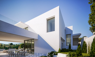Moderne nieuwe villa's met zeezicht te koop, gelegen in een omheind en beveiligd complex in Benahavis - Marbella 31570 