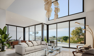 Moderne nieuwe villa's met zeezicht te koop, gelegen in een omheind en beveiligd complex in Benahavis - Marbella 31574 