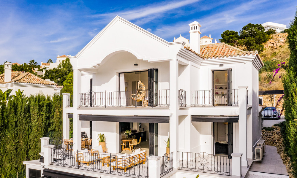 Prachtig gerenoveerde villa in Scandinavische stijl, met prachtig uitzicht te koop in Benahavis - Marbella 31691