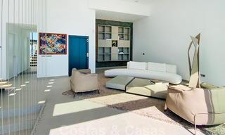 Instapklare nieuwe moderne villa te koop met prachtig open zeezicht in Marbella, dicht bij de stranden en het centrum 32138 